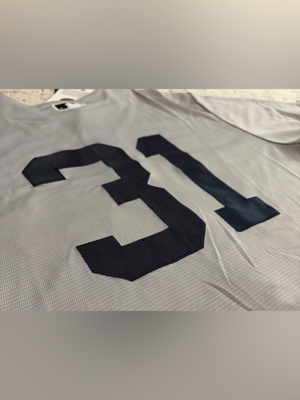 Nike Authentic New York Yankees Cam Schlittler #31 MLB Gray Jersey Men’s Sz: M - Picture 8 of 9